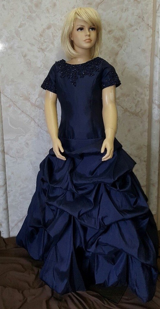 navy flower girl dresses